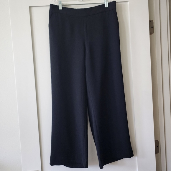 LOFT Black Pants Elastic Back Size Small - Picture 2 of 9